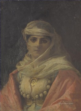 A TURKISH BEAUTY Frederick Arthur Bridgman Arab Oil Paintings